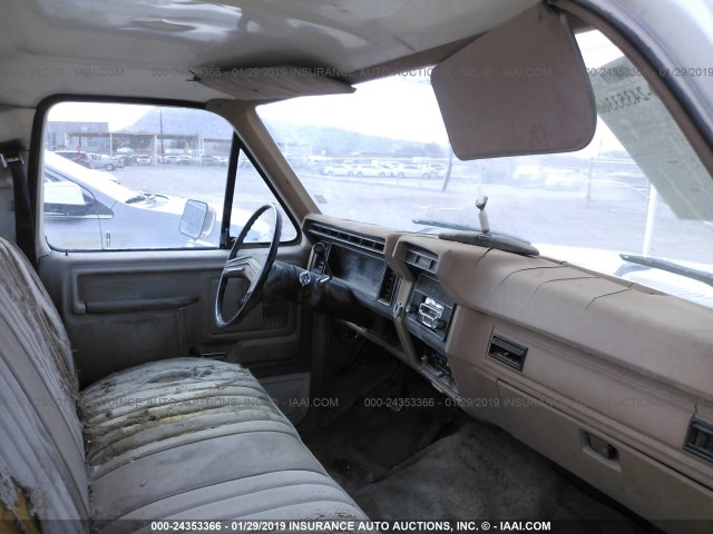 1FTCF15Y5EPA01336 - 1984 FORD F150 WHITE photo 5