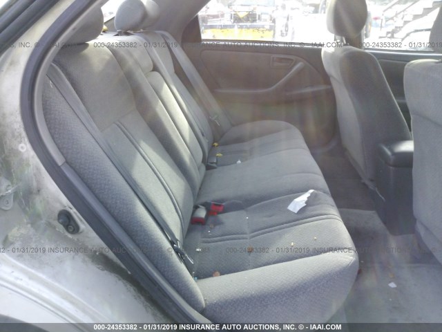 4T1BG28K21U072961 - 2001 TOYOTA CAMRY CE/LE/XLE GRAY photo 8