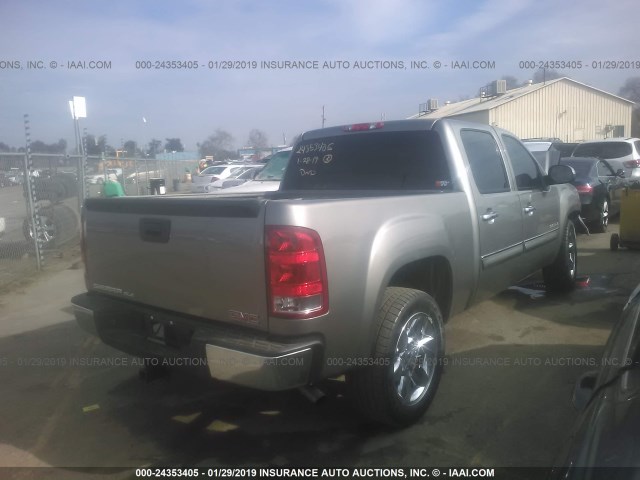 3GTP1VE03DG180268 - 2013 GMC SIERRA C1500 SLE Pewter photo 4