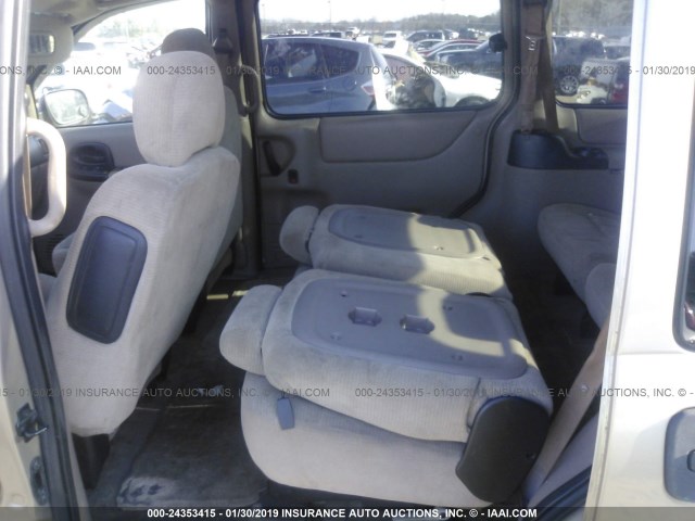 1GNDX03E03D135133 - 2003 CHEVROLET VENTURE GOLD photo 8