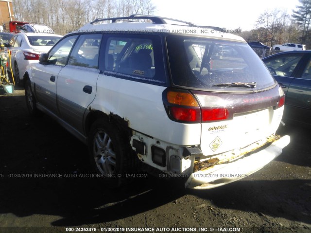 4S3BH6753Y7672692 - 2000 SUBARU LEGACY OUTBACK AWP 白色 照片 3