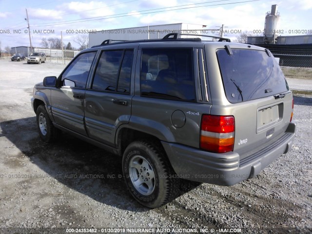 1J4GZ48S9WC256687 - 1998 JEEP GRAND CHEROKEE LAREDO/SPECIAL GOLD photo 3