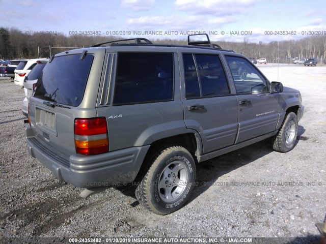 1J4GZ48S9WC256687 - 1998 JEEP GRAND CHEROKEE LAREDO/SPECIAL GOLD photo 4