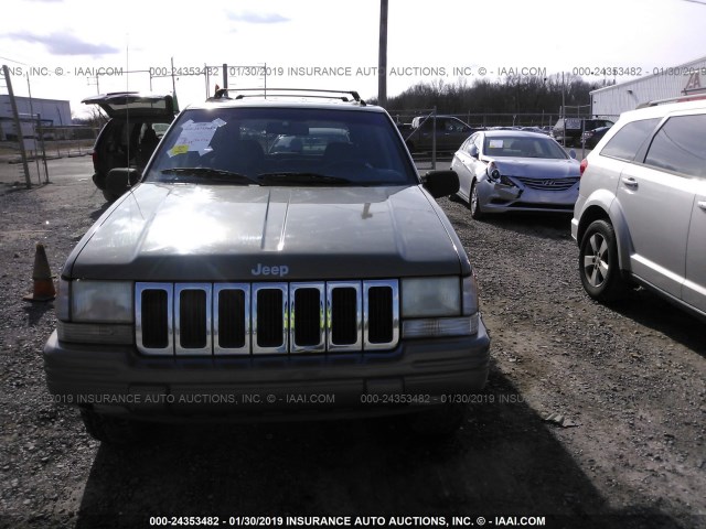 1J4GZ48S9WC256687 - 1998 JEEP GRAND CHEROKEE LAREDO/SPECIAL GOLD photo 6