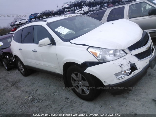 1GNLVFEDXAJ263323 - 2010 CHEVROLET TRAVERSE LT WHITE photo 1