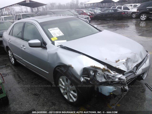 1HGCM6656A034602 - 2006 HONDA ACCORD SILVER photo 1