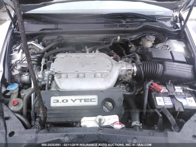 1HGCM6656A034602 - 2006 HONDA ACCORD SILVER photo 10