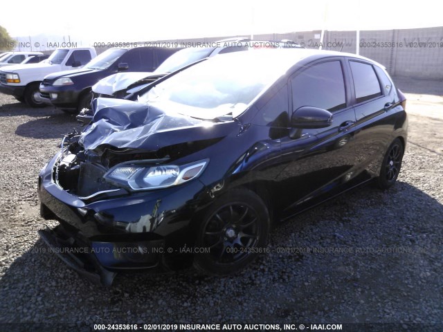 3HGGK5H86FM773773 - 2015 HONDA FIT EX/EXL BLACK photo 2