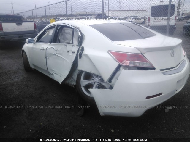 19UUA9F59DA002000 - 2013 ACURA TL TECH WHITE photo 6