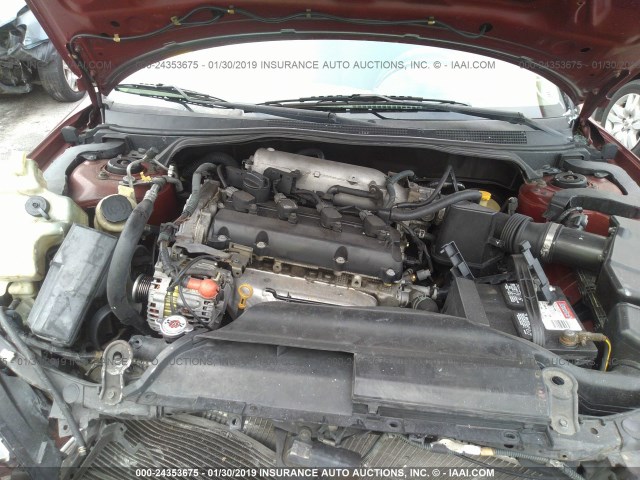 1N4AL11D53C235439 - 2003 NISSAN ALTIMA S/SL BURGUNDY photo 10