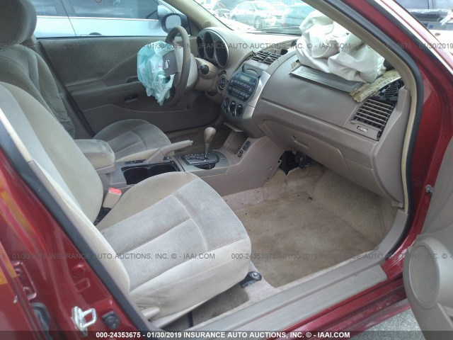 1N4AL11D53C235439 - 2003 NISSAN ALTIMA S/SL BURGUNDY photo 5