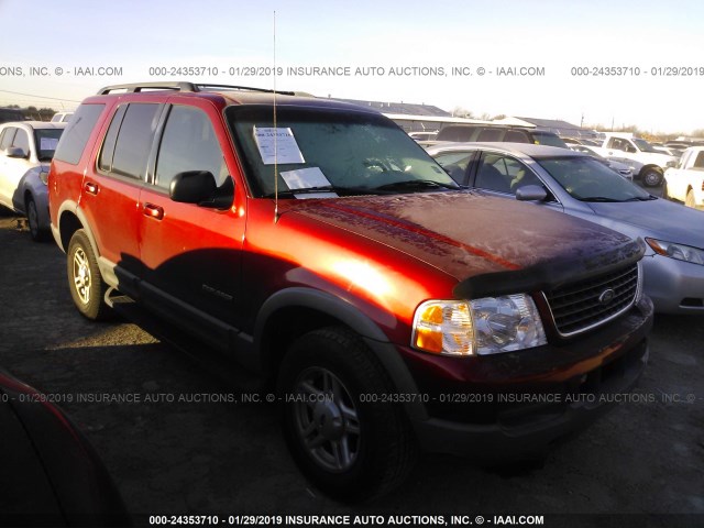 1FMDU73E62ZB99247 - 2002 FORD EXPLORER XLT RED photo 1