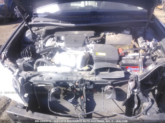 4T1BF1FK6CU060105 - 2012 TOYOTA CAMRY SE/LE/XLE 黑色 照片 10