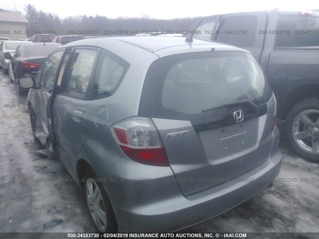 JHMGE87279S071962 - 2009 HONDA FIT GRAY photo 3