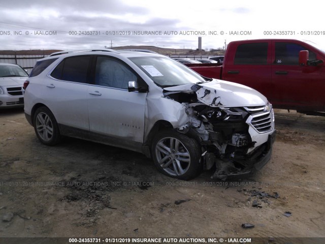 2GNAXMEV4J6168929 - 2018 CHEVROLET EQUINOX PREMIER WHITE photo 1