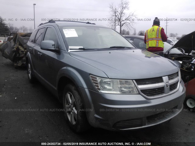 3D4GG57V59T513868 - 2009 DODGE JOURNEY SXT BLUE photo 1