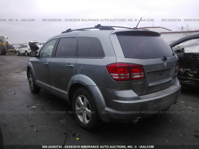 3D4GG57V59T513868 - 2009 DODGE JOURNEY SXT BLUE photo 3