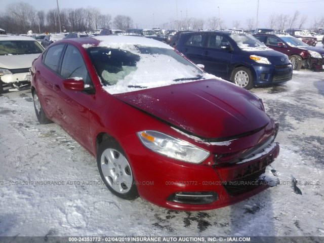 1C3CDFAH2DD216265 - 2013 DODGE DART SE/AERO RED photo 1