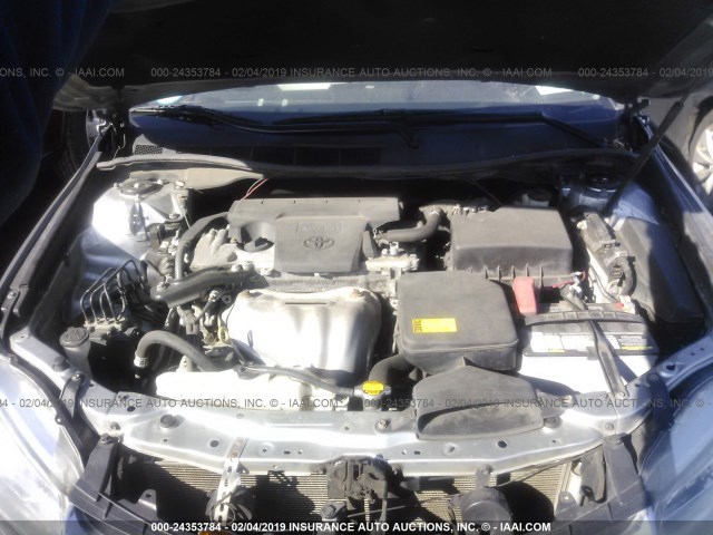 4T4BF1FK0FR474006 - 2015 TOYOTA CAMRY LE/XLE/SE/XSE SILVER photo 10