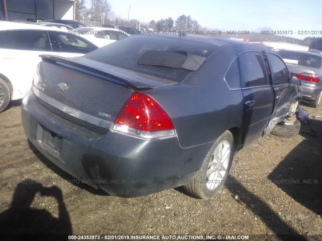 2G1WC5EMXA1252363 - 2010 CHEVROLET IMPALA LTZ GRAY photo 4