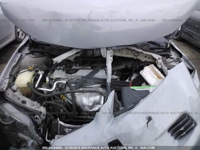 JTKJF5C71B3009440 - 2011 TOYOTA SCION TC ნაცრისფერი ფოტო 10