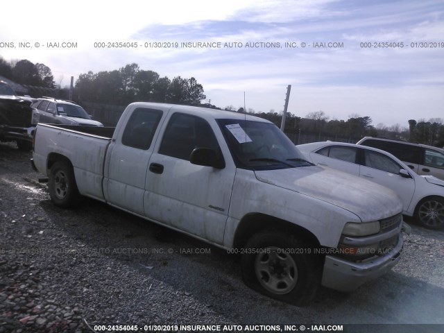 2GCEC19V511145476 - 2001 CHEVROLET SILVERADO C1500 WHITE photo 1