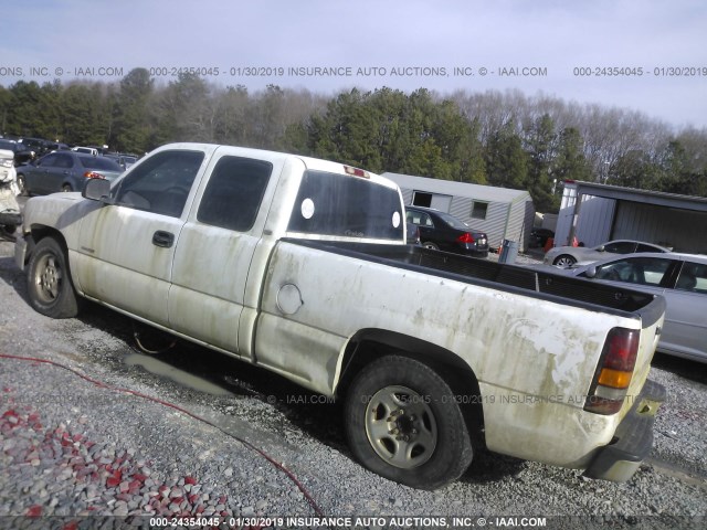 2GCEC19V511145476 - 2001 CHEVROLET SILVERADO C1500 WHITE photo 3