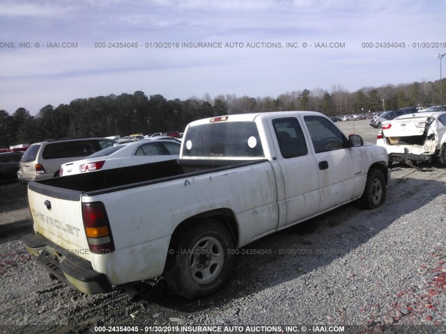 2GCEC19V511145476 - 2001 CHEVROLET SILVERADO C1500 WHITE photo 4