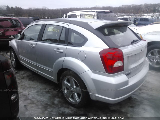 1B3CB8HB3BD268405 - 2011 DODGE CALIBER RUSH SILVER photo 3