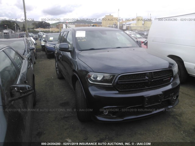 1C4RDHAG1EC317846 - 2014 DODGE DURANGO SXT BLACK photo 1