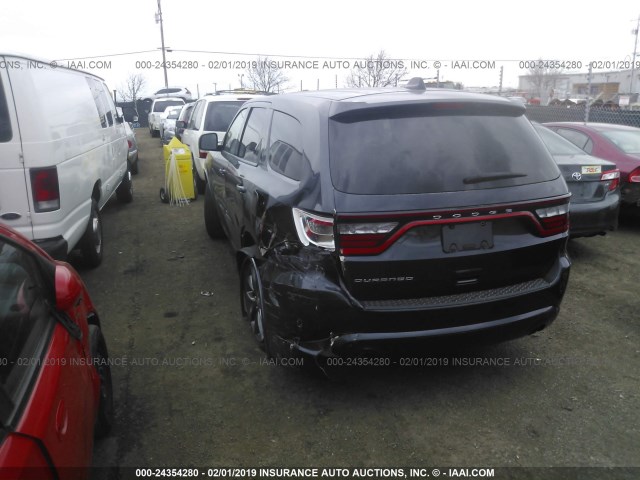 1C4RDHAG1EC317846 - 2014 DODGE DURANGO SXT BLACK photo 3