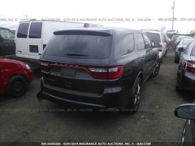 1C4RDHAG1EC317846 - 2014 DODGE DURANGO SXT BLACK photo 4