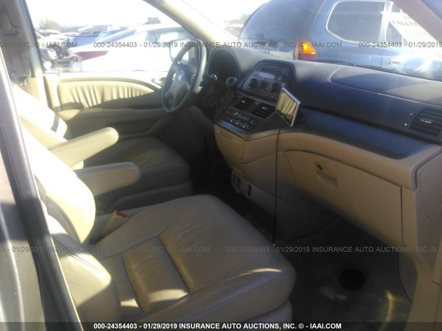 5FNRL38645B408583 - 2005 HONDA ODYSSEY EXL GOLD photo 5