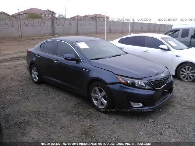 5XXGM4A76FG481708 - 2015 KIA OPTIMA LX 深蓝色 照片 1