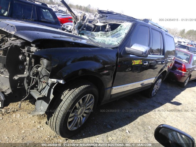 5LMFU27517LJ15963 - 2007 LINCOLN NAVIGATOR BLACK photo 2