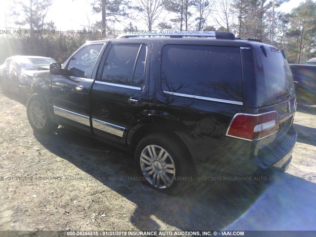 5LMFU27517LJ15963 - 2007 LINCOLN NAVIGATOR BLACK photo 3