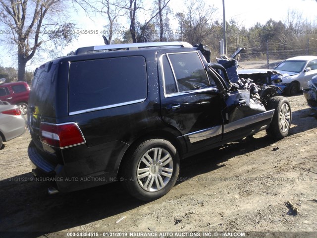 5LMFU27517LJ15963 - 2007 LINCOLN NAVIGATOR BLACK photo 4