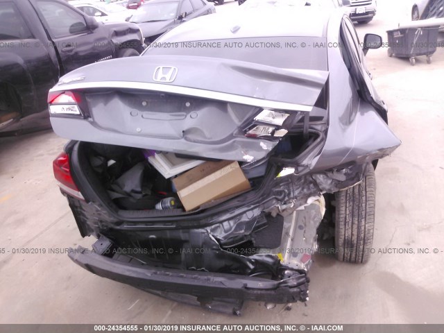 19XFB2F94DE014261 - 2013 HONDA CIVIC EXL GRAY photo 6