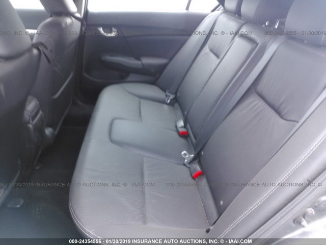 19XFB2F94DE014261 - 2013 HONDA CIVIC EXL GRAY photo 8