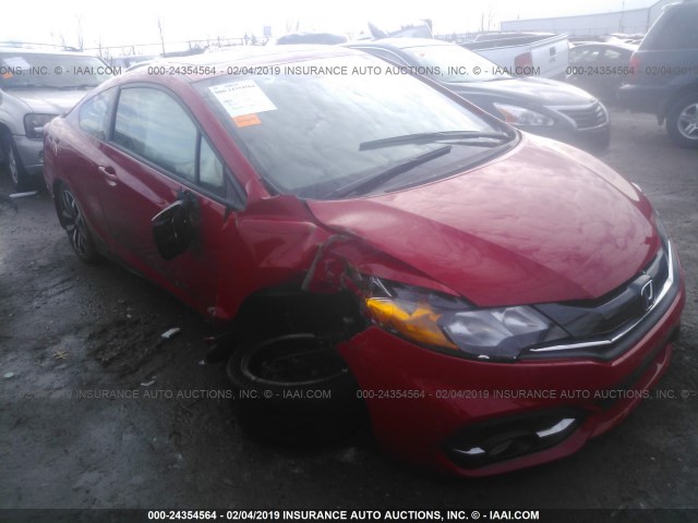 2HGFG3B04FH501113 - 2015 HONDA CIVIC EXL RED photo 6