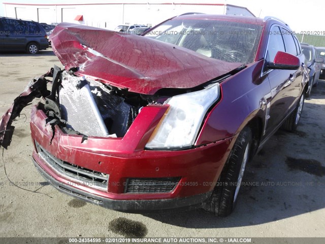 3GYFNAEYXBS596627 - 2011 CADILLAC SRX LUXURY COLLECTION RED photo 2