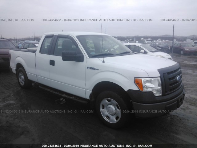 1FTRX12W59FB46396 - 2009 FORD F150 SUPER CAB WHITE photo 1