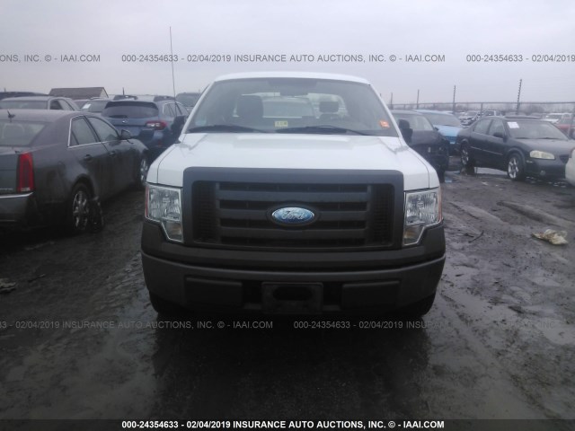 1FTRX12W59FB46396 - 2009 FORD F150 SUPER CAB WHITE photo 6