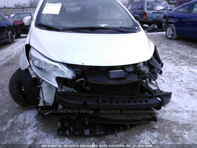 3N1CE2CP3FL382123 - 2015 NISSAN VERSA NOTE S/S PLUS/SV/SL/SR WHITE photo 6