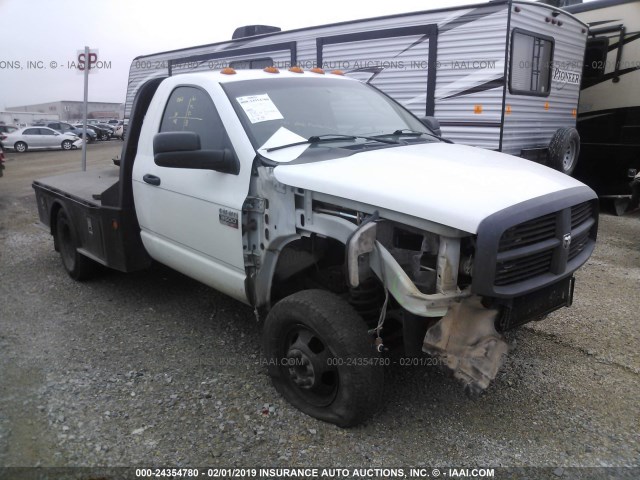 3D6WG46A67G817132 - 2007 DODGE RAM 3500 ST/SLT WHITE photo 1