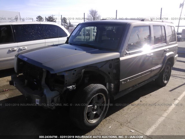 1J8HG48K56C136443 - 2006 JEEP COMMANDER ოქროსფერი ფოტო 2