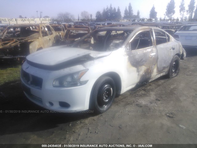 1N4AA5AP0CC842243 - 2012 NISSAN MAXIMA S/SV WHITE photo 2