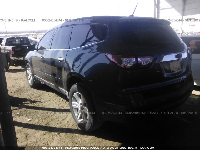 1GNKRJKD1DJ230321 - 2013 CHEVROLET TRAVERSE LT GRAY photo 3