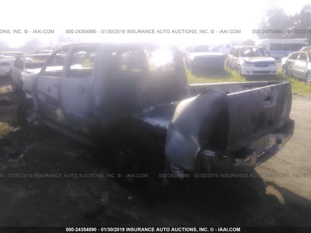 5TFJX4GN7CX008021 - 2012 TOYOTA TACOMA DOUBLE CAB 灰色 照片 3