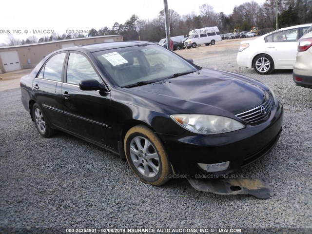 4T1BE32K95U387153 - 2005 TOYOTA CAMRY LE/XLE/SE BLACK photo 1